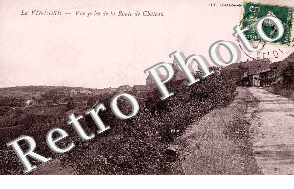 Vue Prise de la Route de Chateau