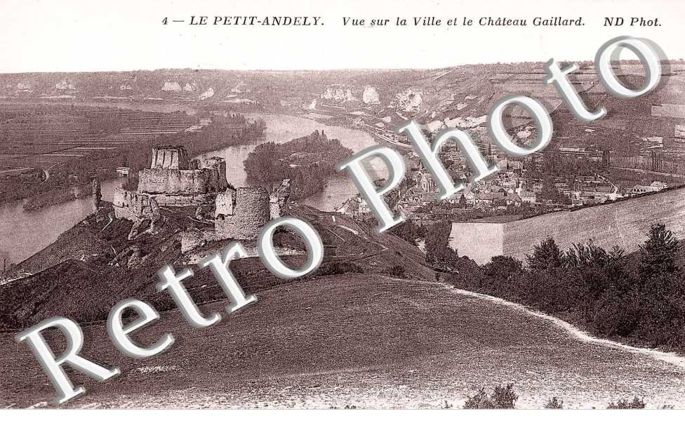 Vue sur la ville et le chateau Gaillard