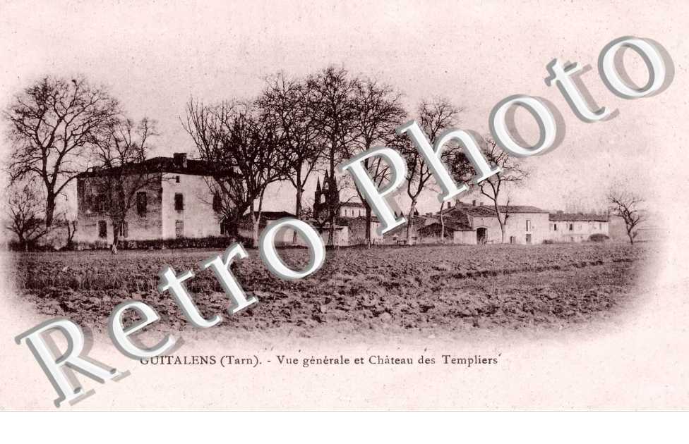 Vue générale et château des Templiers