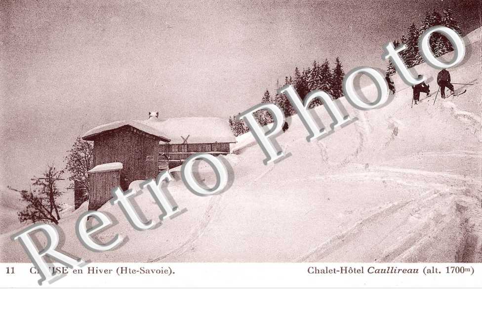 Cenise en hiver Chalet-Hotel Caullireau