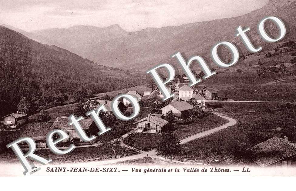 vue generale et la vallee de Thones