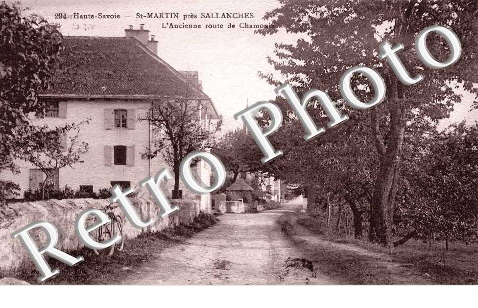 l&#039;ancienne route de Chamonix