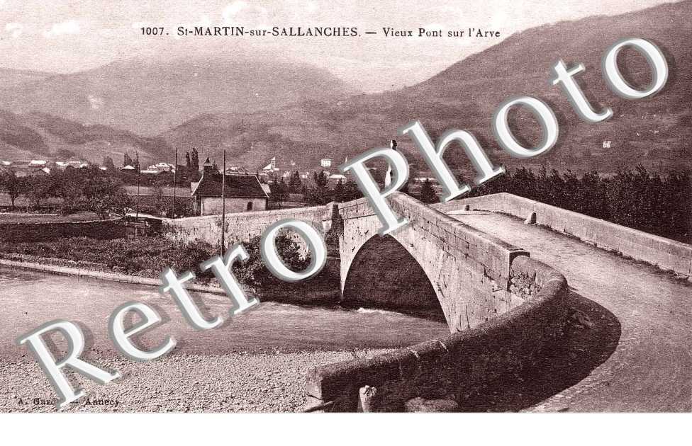 vieux pont sur l&#039;Arve