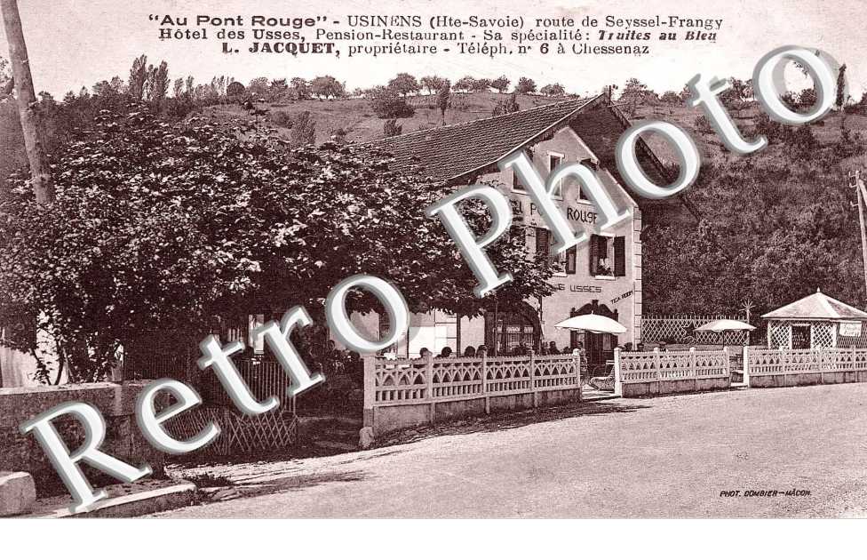 Au Pont Rouge, Hotel des Usses, L. Jacquet