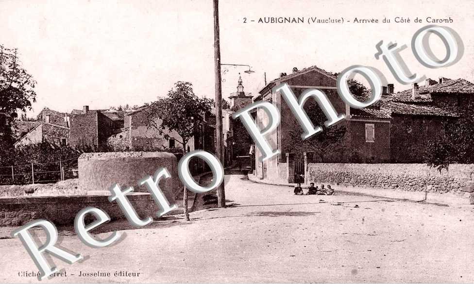 Arrivee du Cote de Caromb
