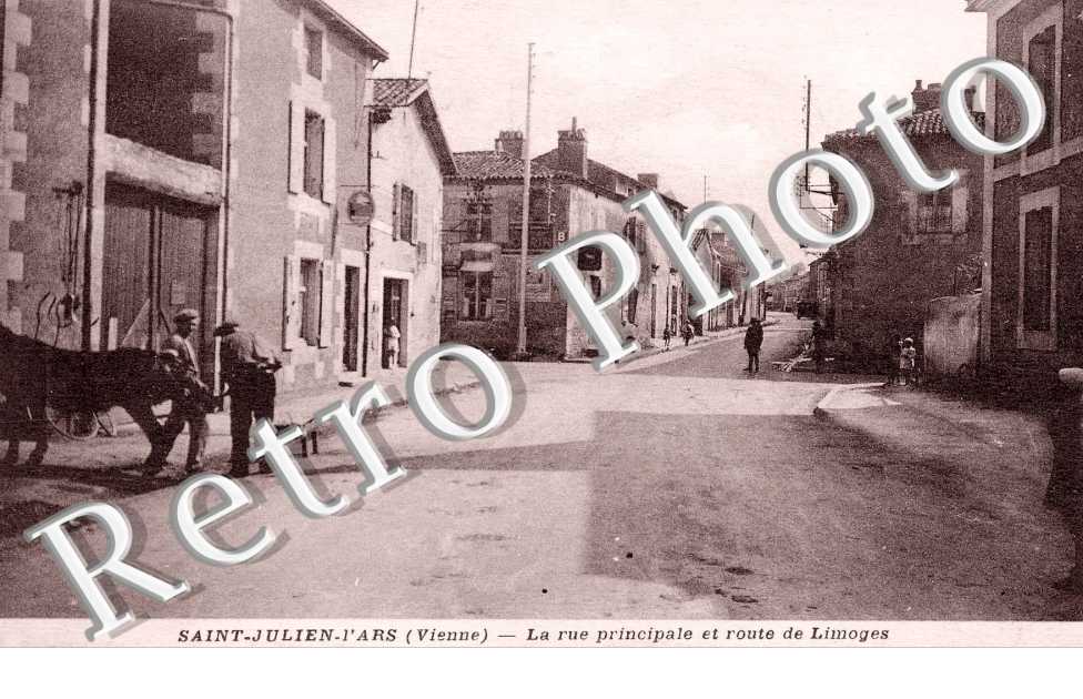 La rue principale et route de Limoges