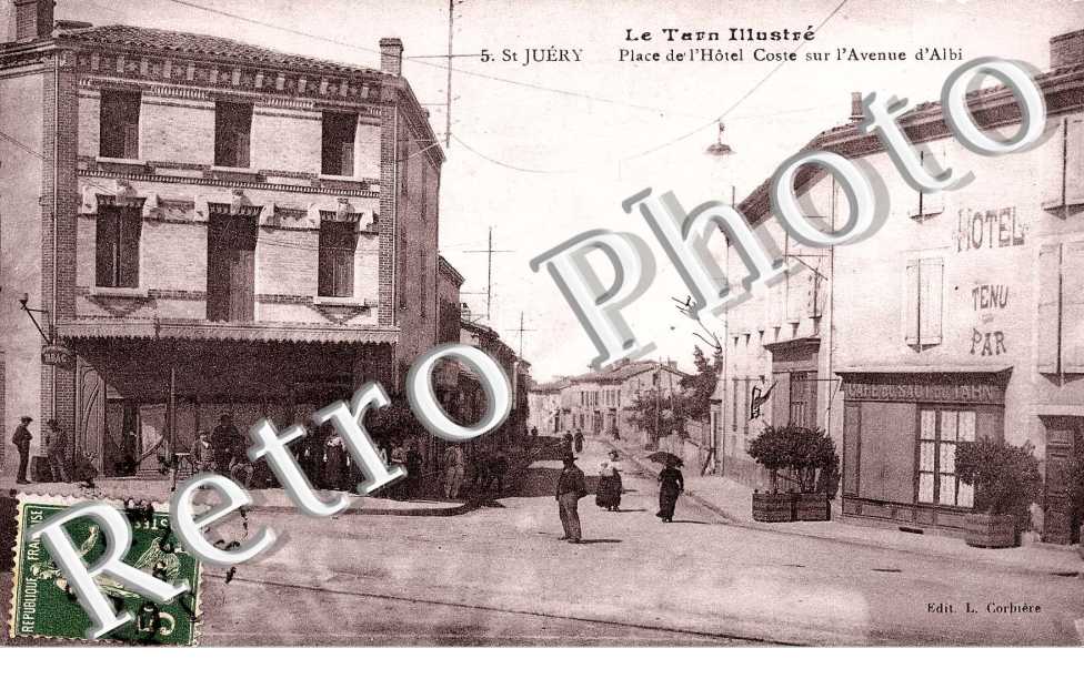 place de l'Hotel Coste sur l'avenue d'Albi