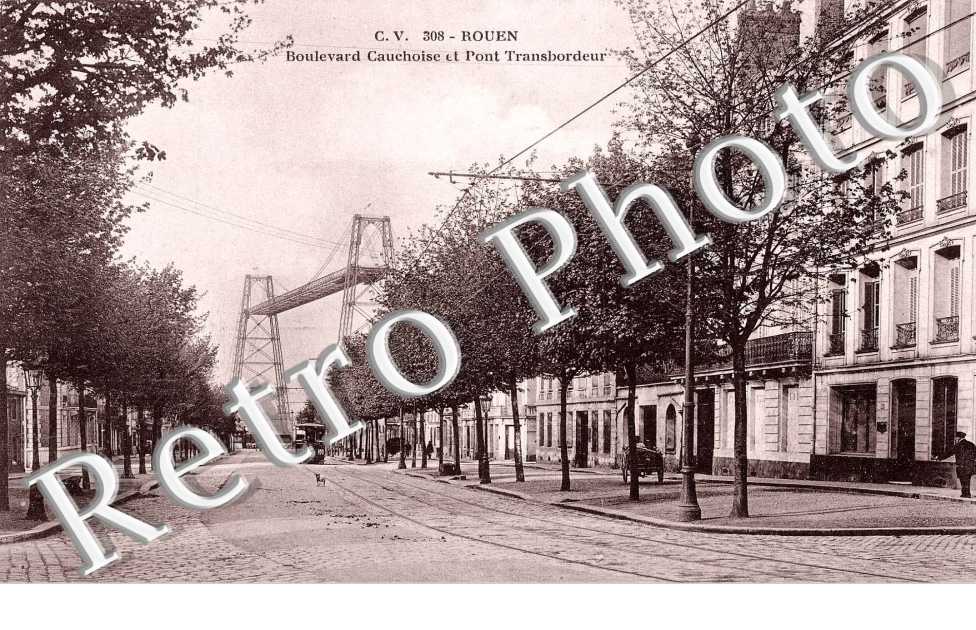 Boulevard Cauchoise et pont Transbordeur