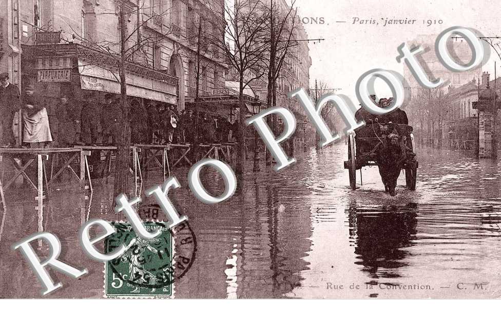 rue de la Convention PARIS JANVIER 1910