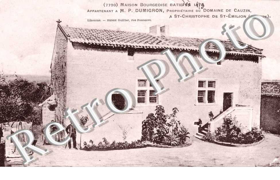 St Christophe de St Emilion, Maison Bourgeoise, prop. M.P.Dumigron