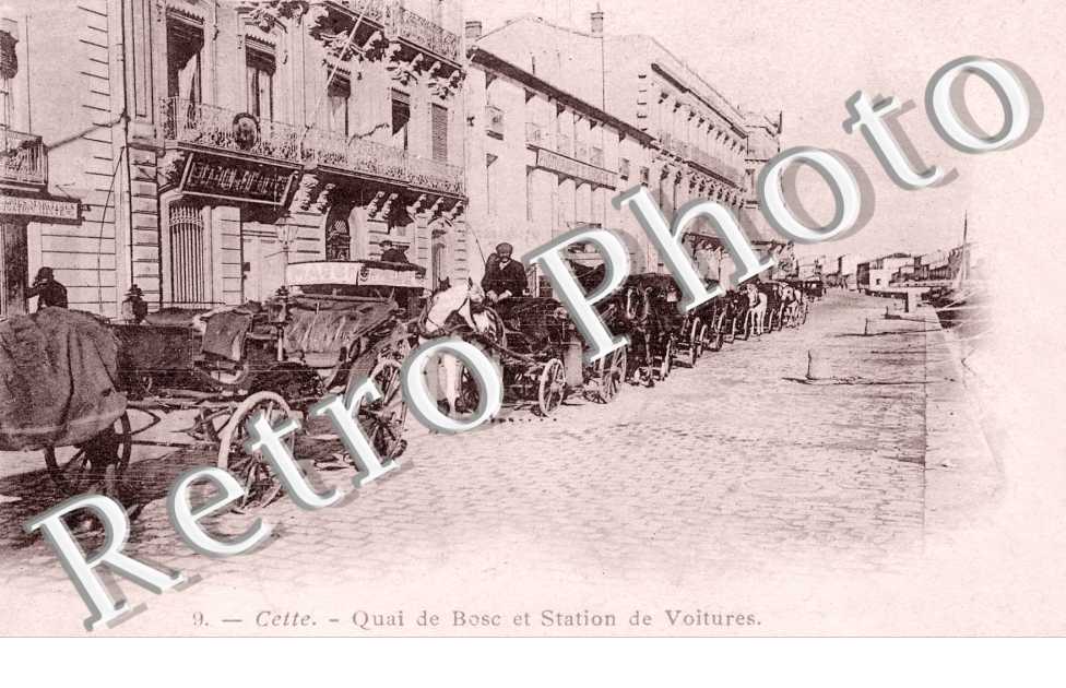 les quais de Bosc et station de voitures