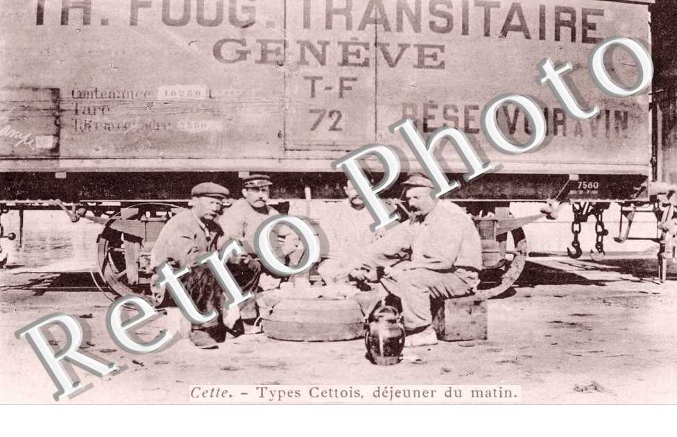 types cettois, dejeuner du matin