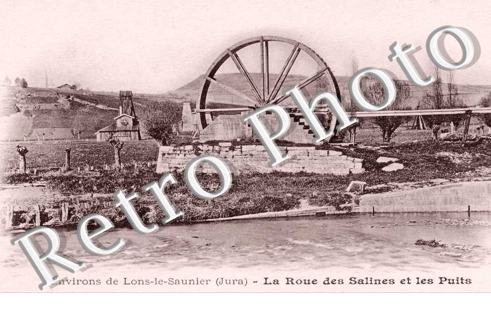 la roue des salines et les puits