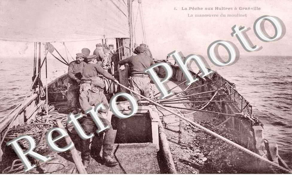 La peche aux huitres - la manoeuvre du moulinet