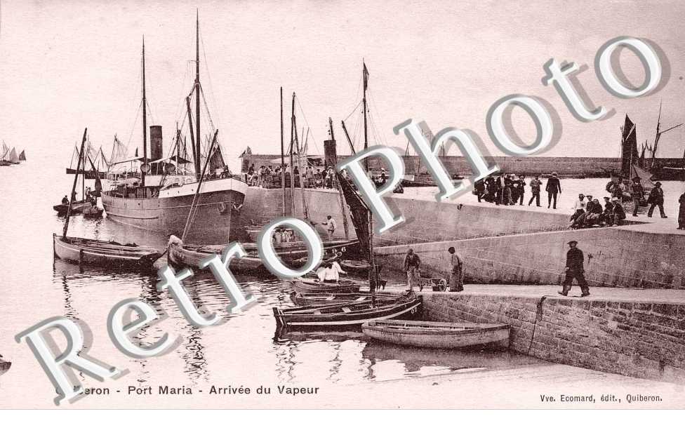 Port Maria arrivee du vapeur