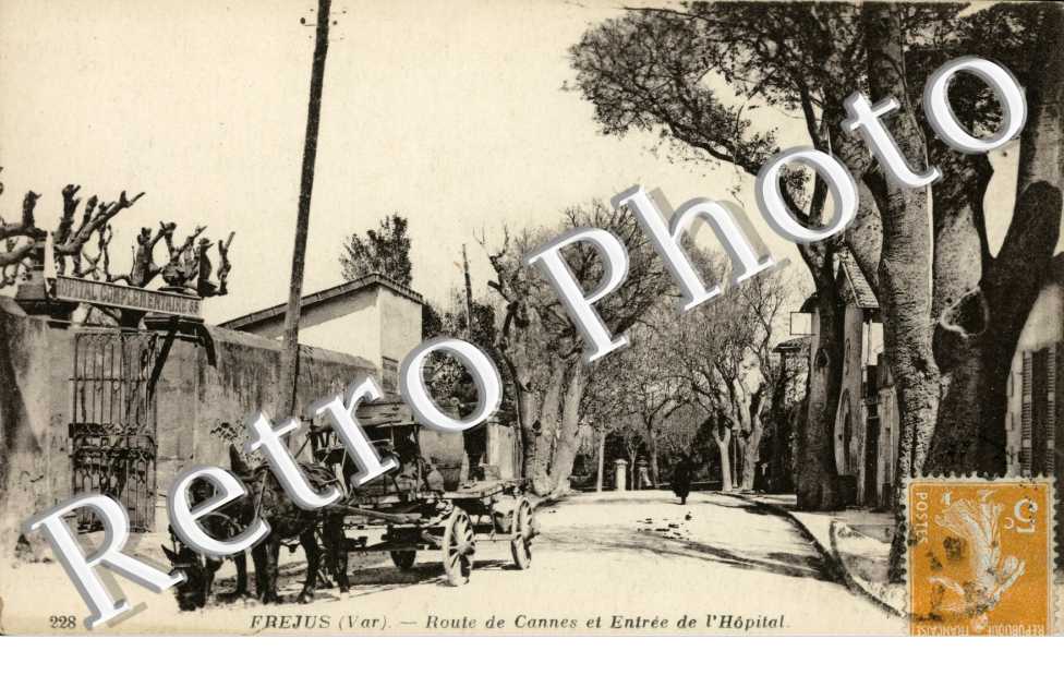 Route de Cannes et Entree de l&#039;Hopital