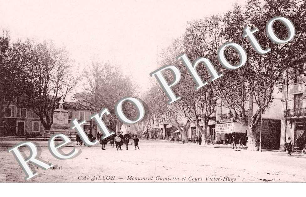 Monument Gambetta et cours Victor Hugo