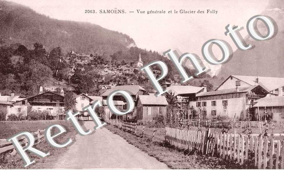 Vue generale et glacier des Folly