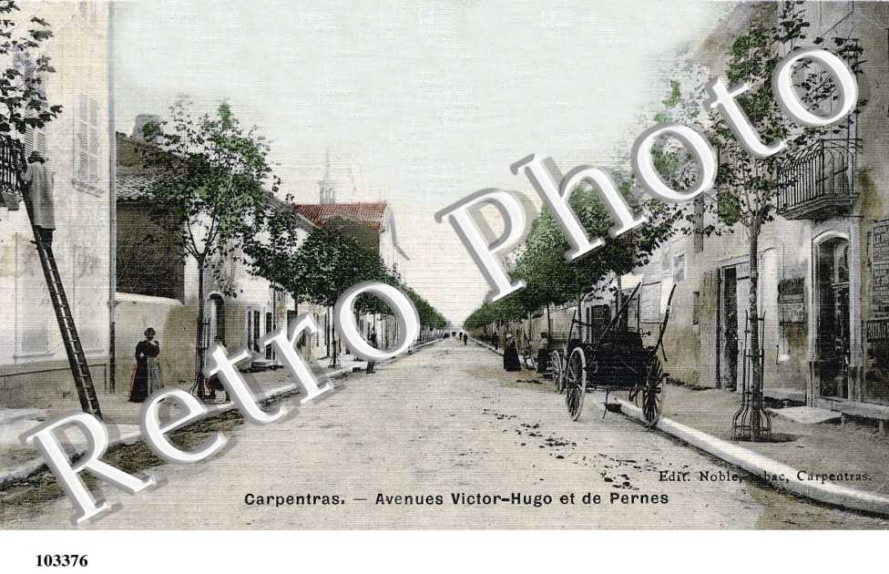 Avenues Victor Hugo et de Pernes