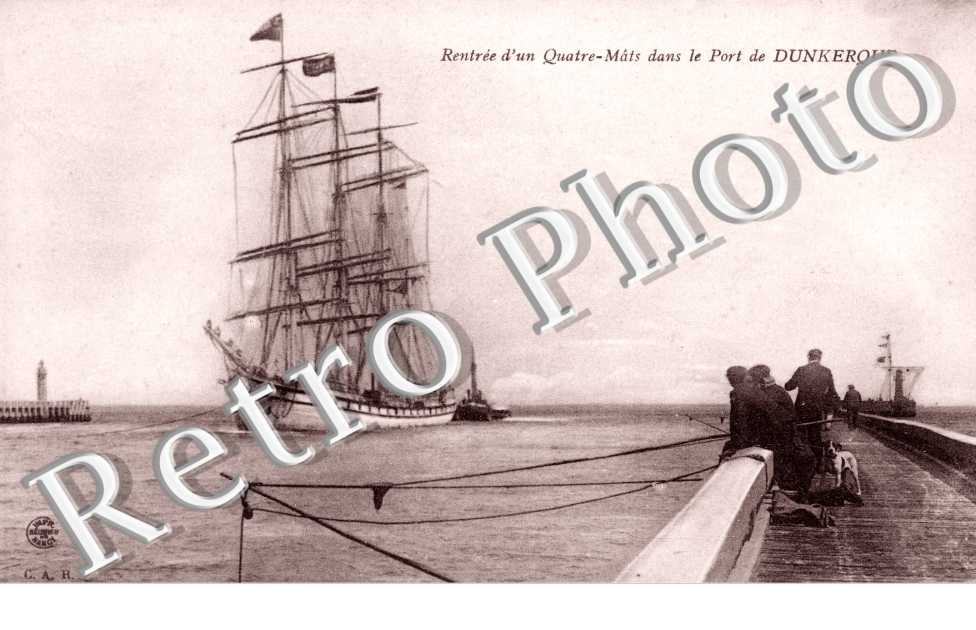 rentree d&#039;un Qautre Mats dans le port