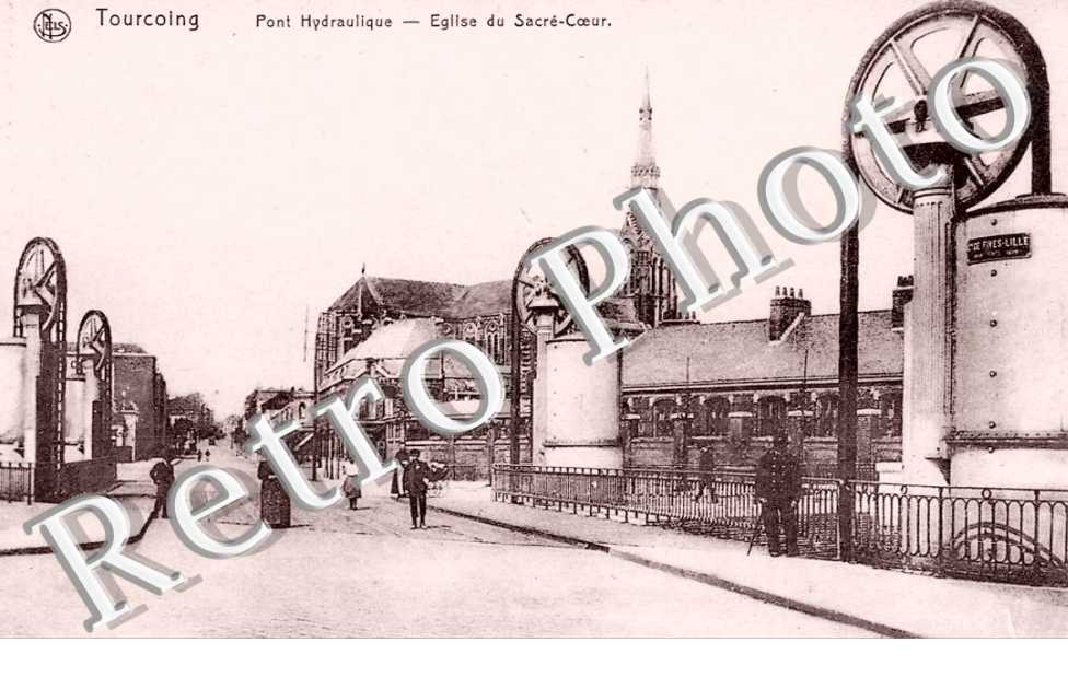 Pont. hydrolique et eglise du sacre coeur