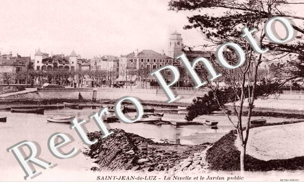 la Nivelle et le jardin public