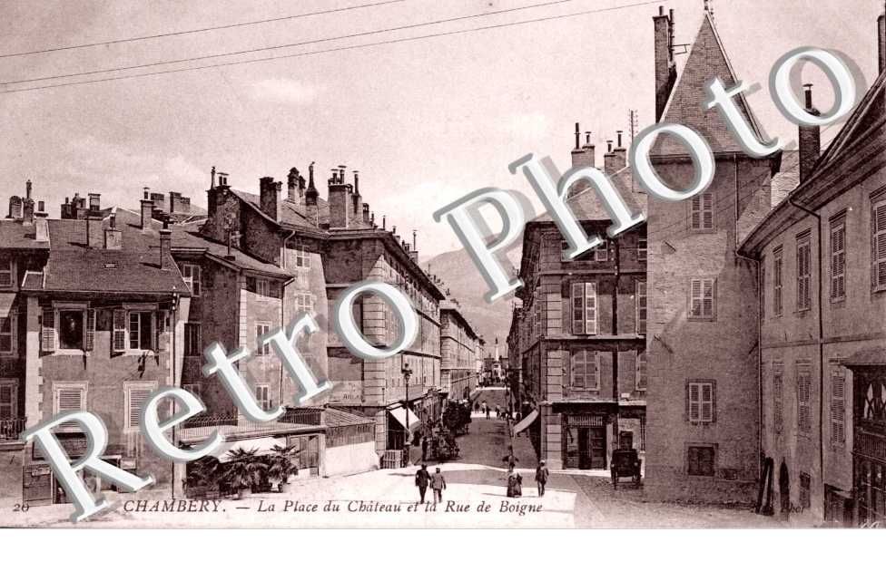 La Place du Chateau et la Rue de Boigne