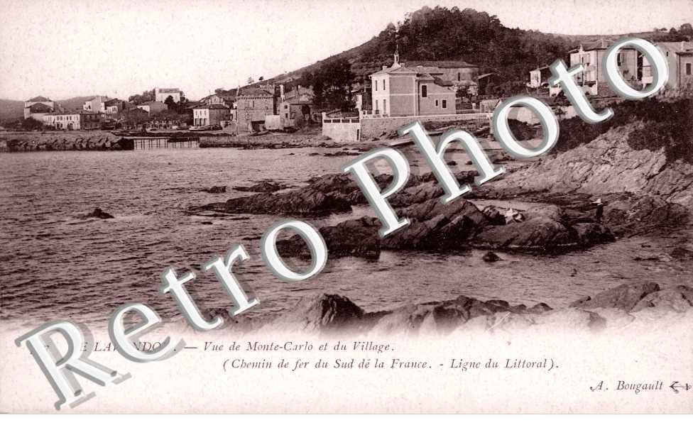 vue de Monté carlo et du Village