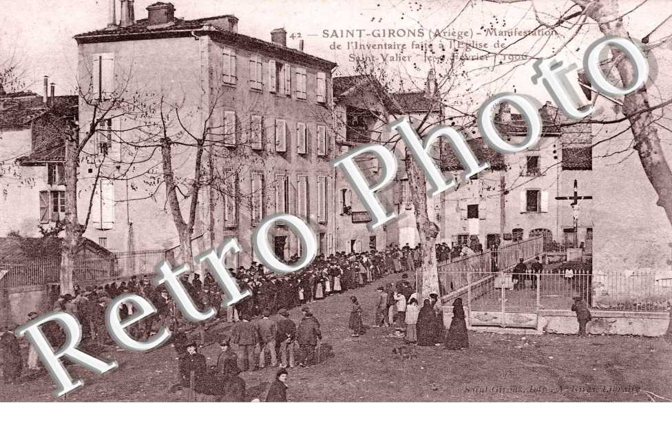 manifestation de l&#039;inventaire faite a l&#039;eglise de saint-valier 9 fevrier 1906