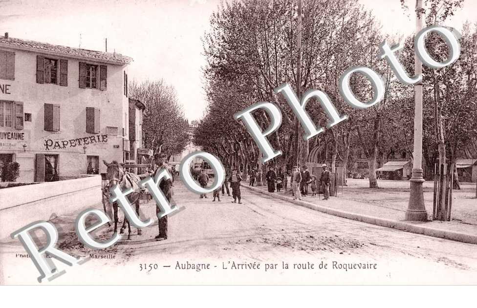 l&#039;arrivee par la route de roquevaire