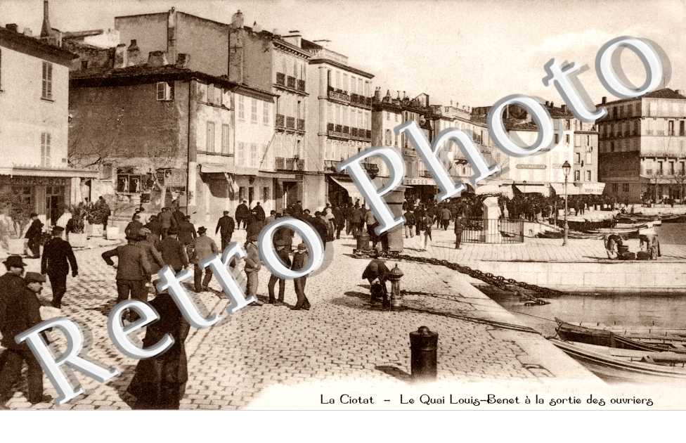 Le Quai Louis Benet a la Sortie des Ouvriers