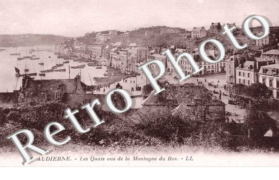 Les quais vus de la Montagne du Roz