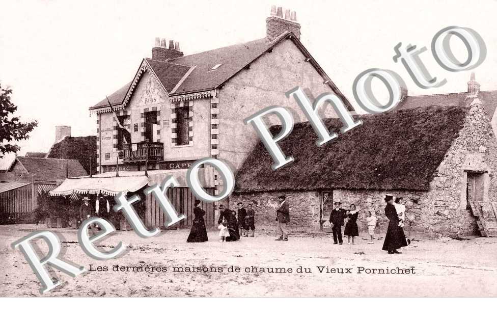 les dernieres maisons de chaume du vieux Pornichet