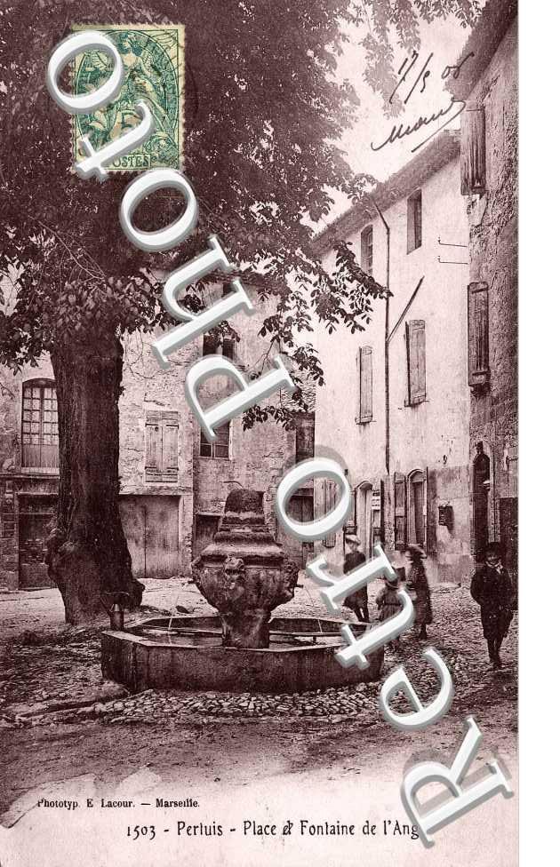 Place et fontaine de l'Ange