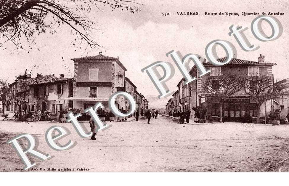 Route de Nyons, qiuartier Saint-Antoine
