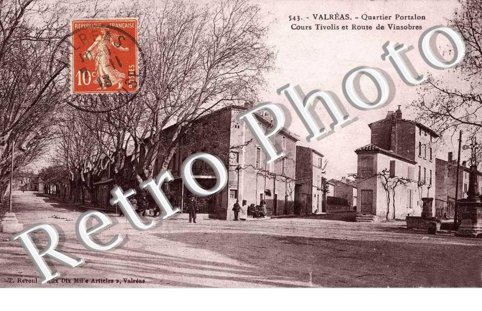 Cours Tivolis et route de Vinsobres
