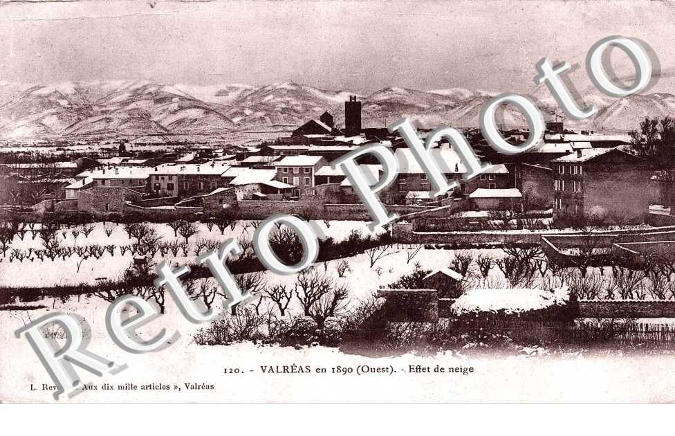 vue generale  effet de neige