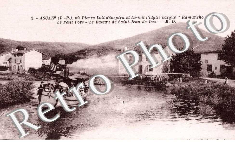 Pierre Loti y ecrivit l'idylle basque "Ramuncho" - le port