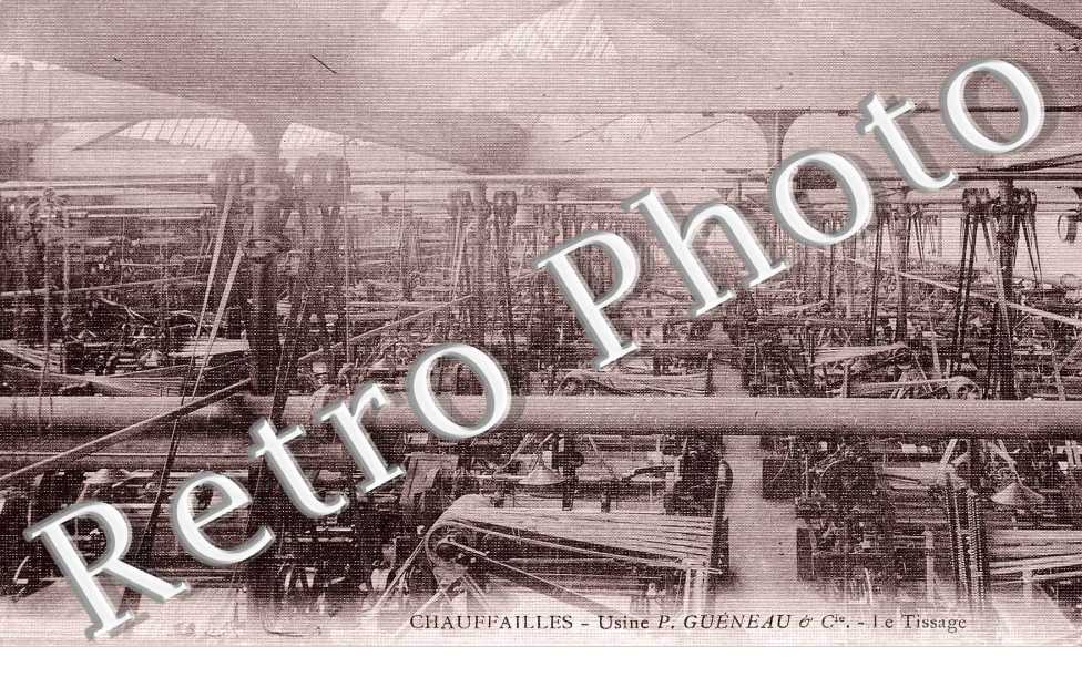Usine P. Gueneau & Cie - Le tissage (toilee)