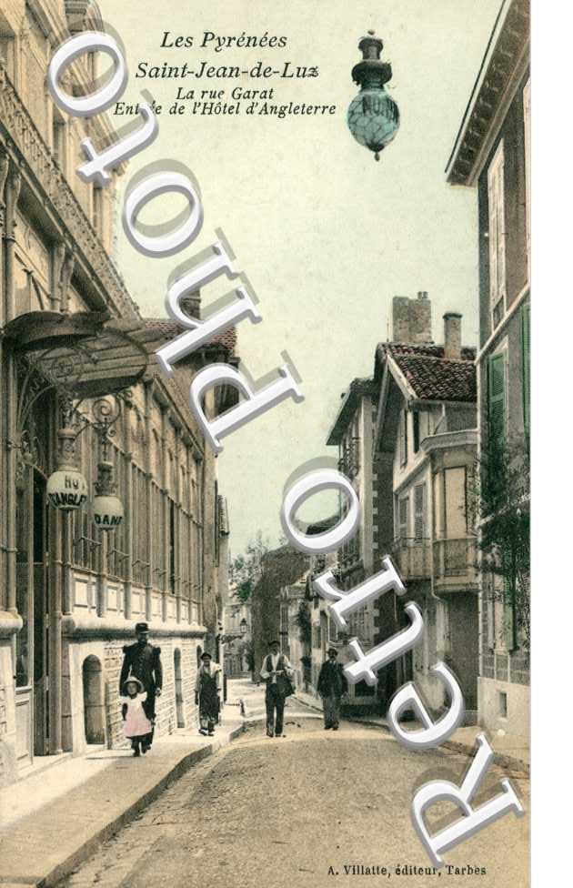 la rue Garat Entree de l&#039;Hotel d&#039;Angleterre