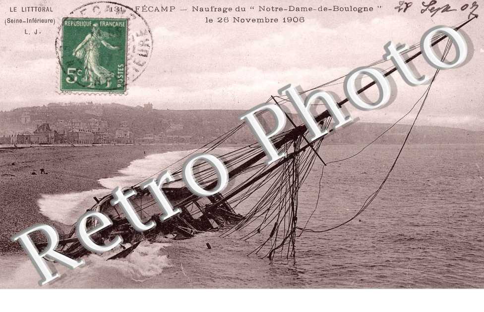 naufrage du " Notre-Dame-de-Boulogne " le 26 novembre 1906