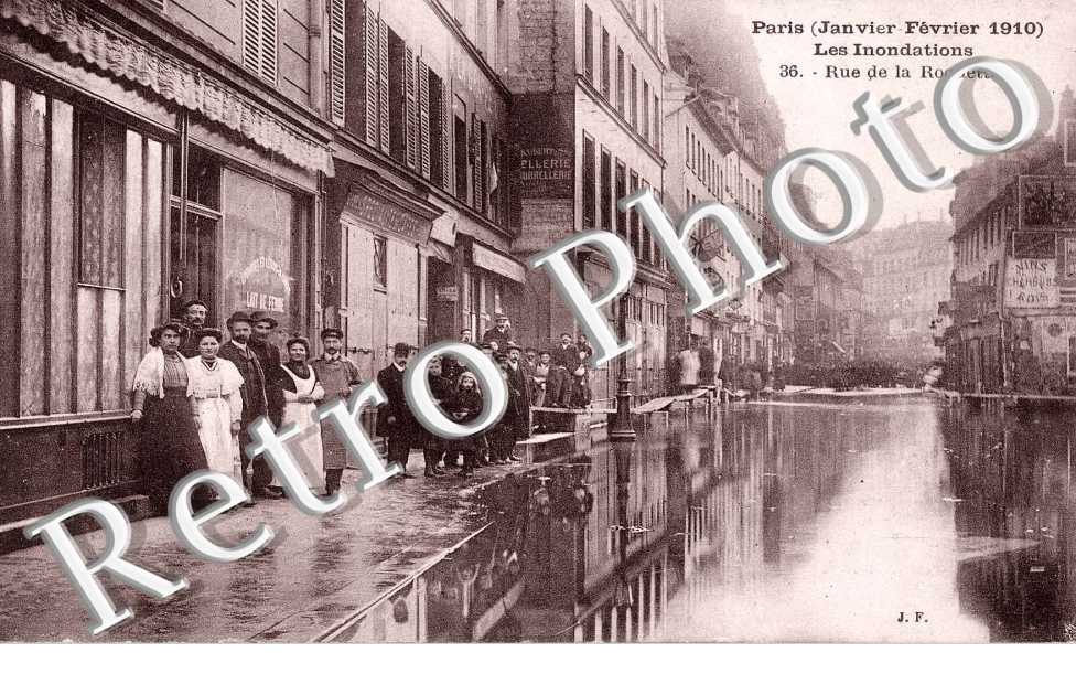 LES INNONDATIONS RUE DE LA ROQUETTE
