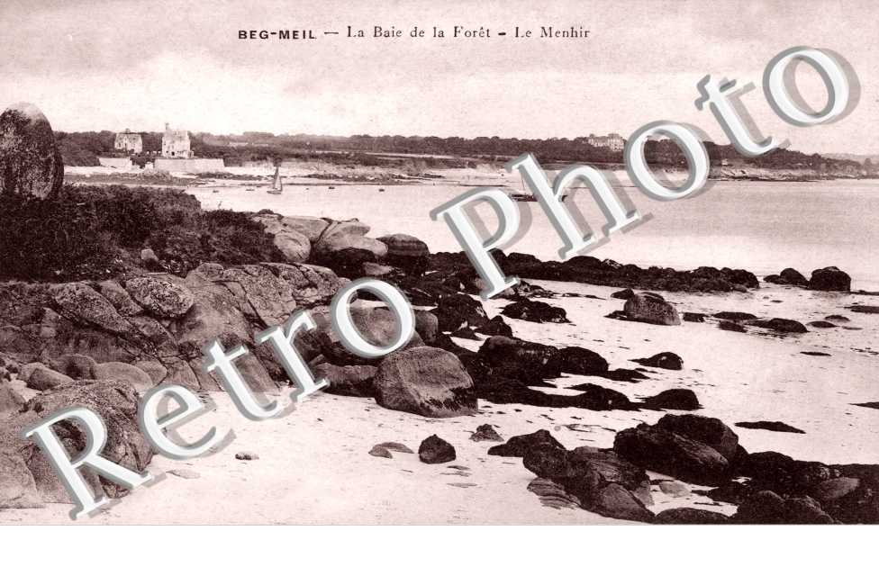 BEG MEIL la baie de la Foret Le Menhir