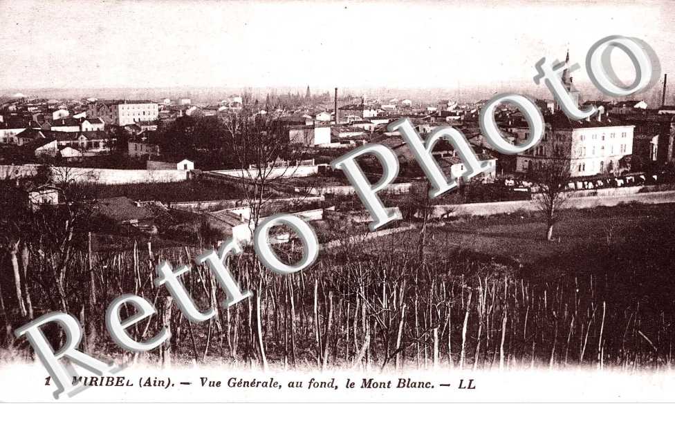 Vue Generale et le Mont Blanc