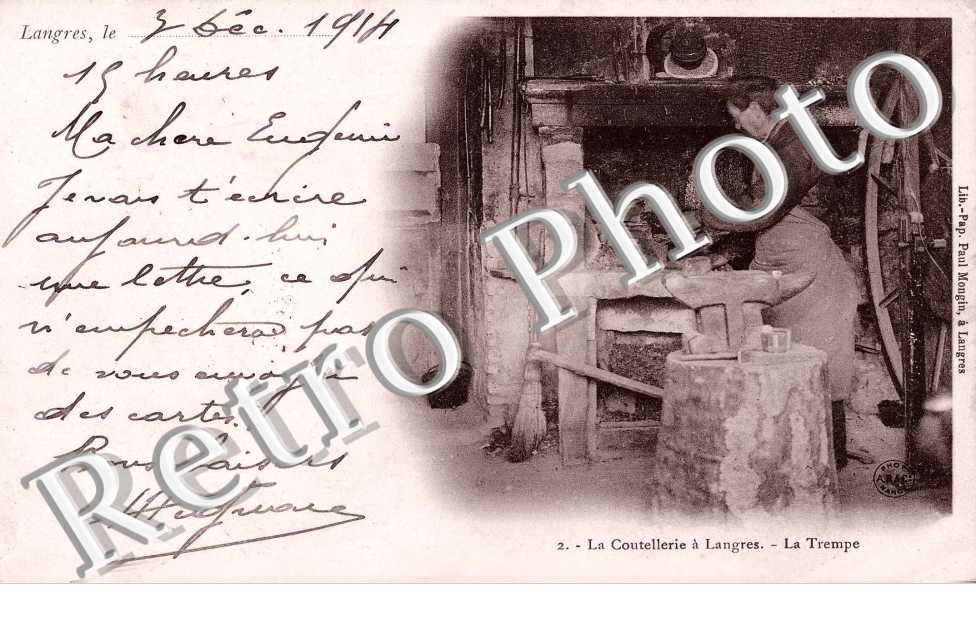 la Coutellerie - la trempe