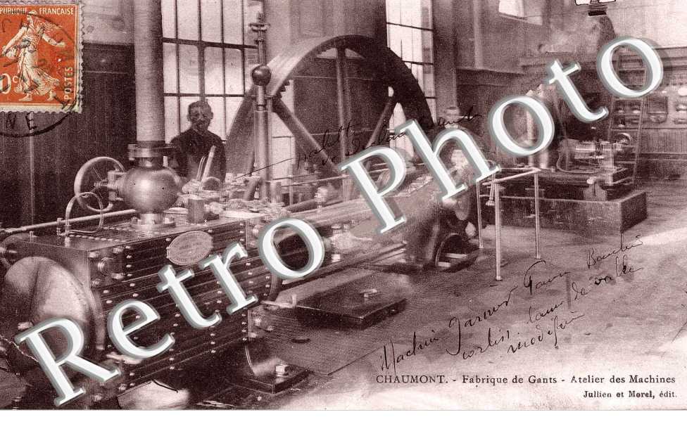 La fabrique de gants - Atelier des machines 