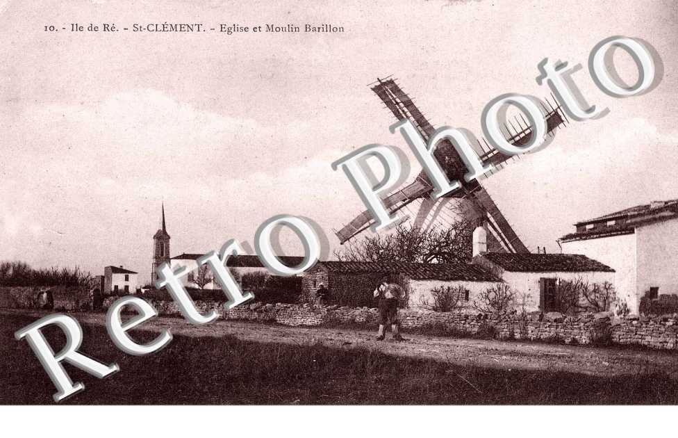 eglise et moulin Barillon