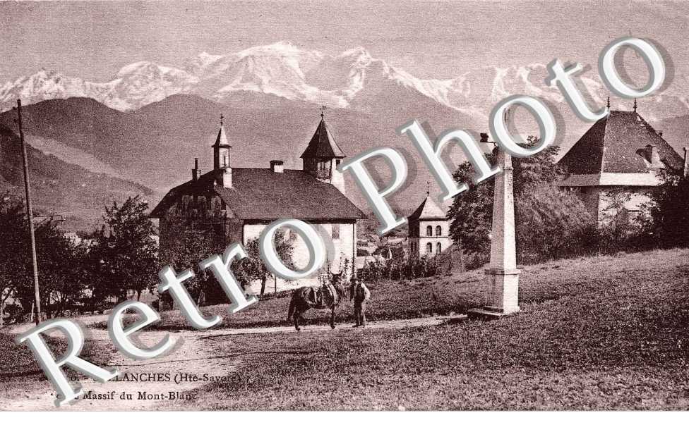 Vue generale et le Massif du Mont Blanc