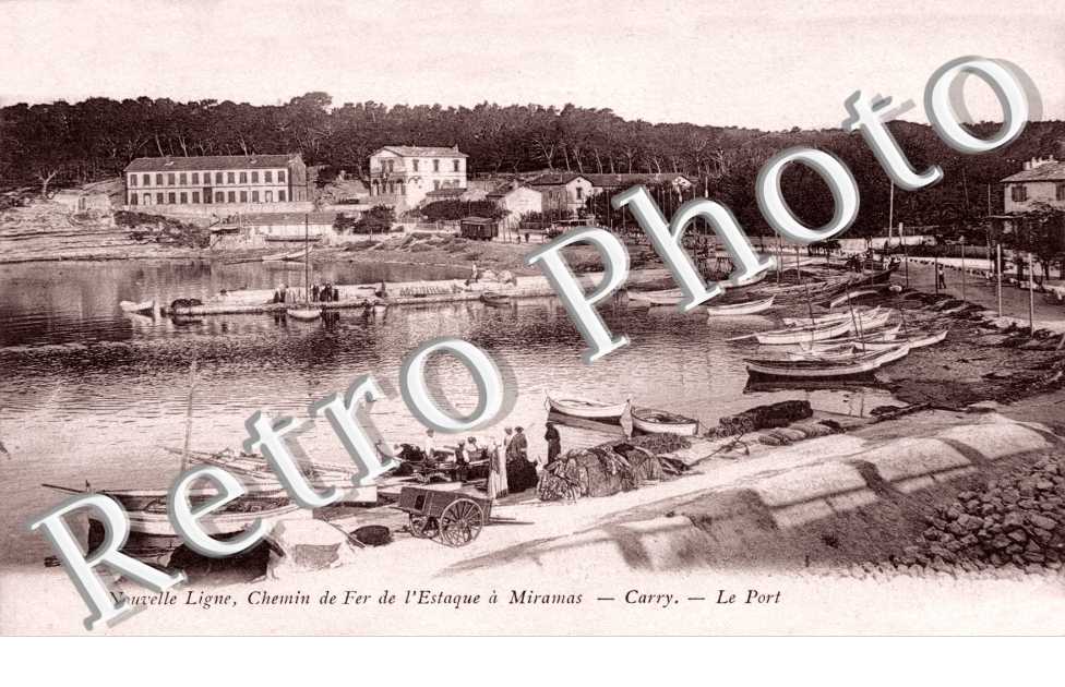 Nouvelle Ligne -  chemin de fer l&#039;Estaque a Miramas  Le port