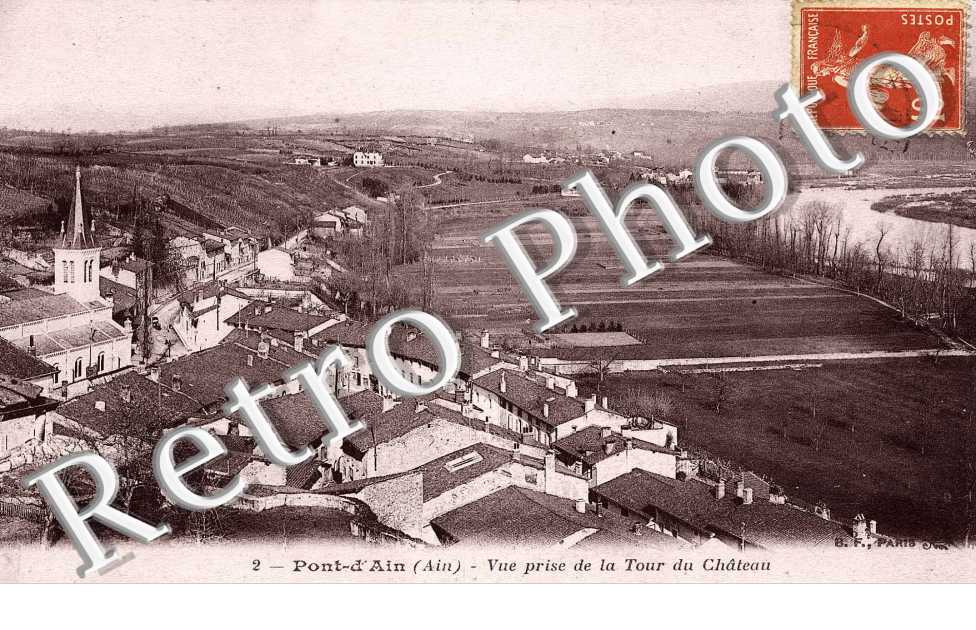 Vue prise de la Tour du chateau